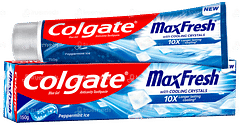 COLGATE MAXFRESH WITH COOLING CRYSTALS PEPPERMINT ICE BLUE GEL TOOTHPASTE 150GM