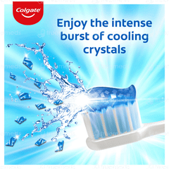 Colgate Maxfresh With Cooling Crystals New Peppermint Ice Blue Gel Toothpaste 150gm