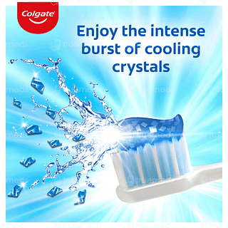 Colgate Maxfresh With Cooling Crystals Peppermint Ice Blue Gel Toothpaste 150gm