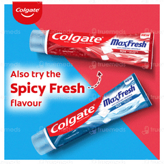 Colgate Maxfresh With Cooling Crystals New Peppermint Ice Blue Gel Toothpaste 150gm