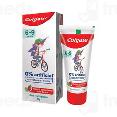Colgate Kids 6 To 9 Years Natural Strawberry Mint Flavour Toothpaste 80gm