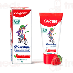Colgate Kids 6 To 9 Years Natural Strawberry Mint Flavour Toothpaste 80gm