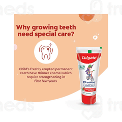 Colgate Kids 6 To 9 Years Natural Strawberry Mint Flavour Toothpaste 80gm