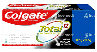 Colgate Total 12 Charcoal Deep Clean Toothpaste 120gm