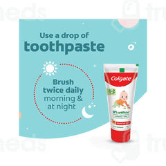 Colgate Kids 0 To 2 Years Natural Fruit Flavor Toothpaste 70gm