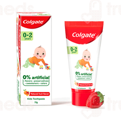 Colgate Kids 0 To 2 Years Natural Fruit Flavor Toothpaste 70gm