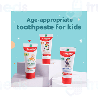Colgate Kids 0 To 2 Years Natural Fruit Flavor Toothpaste 70gm