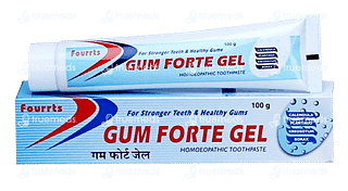 Fourrts Gum Forte Gel Homoeopathic Toothpaste Gel 100 GM