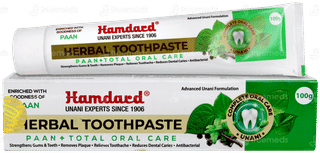 Hamdard Herbal Paan + Total Oral Care Toothpaste 100gm
