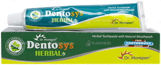 Dentosys Herbal Toothpaste 100gm With Toothbrush Free