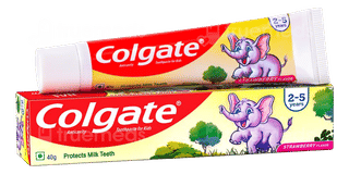 Colgate Kids 2 To 5 Years Strawberry Flavour Toothpaste 40Gm
