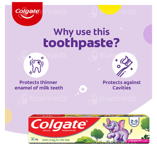 Colgate Kids 2 To 5 Years Strawberry Flavour Toothpaste 40Gm