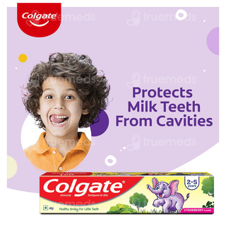 Colgate Kids 2 To 5 Years Strawberry Flavour Toothpaste 40Gm