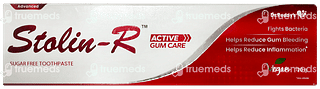 Advanced Stolin R Active Gum Care Sugar Free Toothpaste 120gm