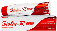 Stolin R Advanced Active Gum Care Sugar Free Toothpaste 120gm Stolin R Advanced Active Gum Care Sugar Free Toothpaste 120gm