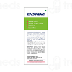 Enshine Kids Strawberry Flavour 2 Plus Years Toothpaste 80 GM