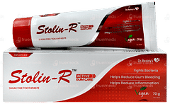 Stolin R Advanced Active Gum Care Sugar Free Toothpaste 70gm Stolin R Advanced Active Gum Care Sugar Free Toothpaste 70gm