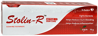 Advanced Stolin R Active Gum Care Sugar Free Toothpaste 70gm