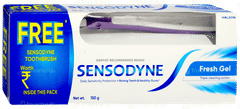 Sensodyne Fresh Gel Toothpaste 150gm With Free Toothbrush 1 Sensodyne Fresh Gel Toothpaste 150gm With Free Toothbrush 1