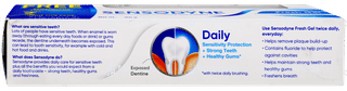Sensodyne Fresh Gel Toothpaste 150gm With Free Toothbrush 1