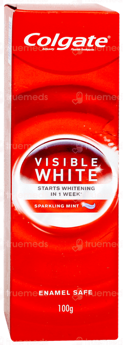 Colgate Visible White Sparkling Mint Toothpaste 100gm Colgate Visible White Sparkling Mint Toothpaste 100gm