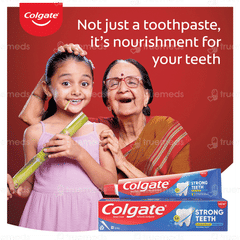 Colgate Strong Teeth Anticavity Toothpaste 200gm+100gm With Free Toothbrush Combipack 1