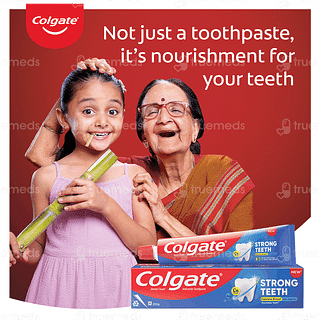 Colgate Strong Teeth Anticavity Toothpaste 200gm+100gm With Free Toothbrush Combipack 1