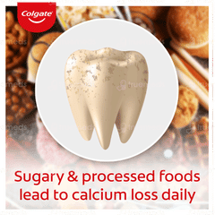 Colgate Strong Teeth Anticavity Toothpaste 200gm+100gm With Free Toothbrush Combipack 1