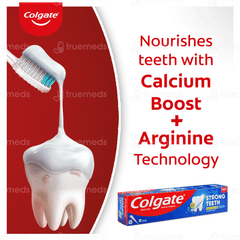 Colgate Strong Teeth Anticavity Toothpaste 200gm+100gm With Free Toothbrush Combipack 1