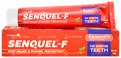 Senquel F Fast Relief And Enamel Protection Toothpaste 100gm Senquel F Fast Relief And Enamel Protection Toothpaste 100gm