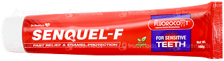 Senquel F Fast Relief And Enamel Protection Toothpaste 100gm