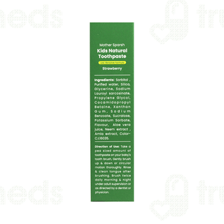 Mother Sparsh Kids Natural Strawberry Toothpaste 50gm