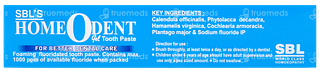 Sbl Homeodent Gel Tooth Paste 100gm