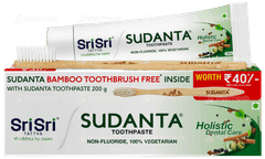 Sri Sri Tattva Sudanta Toothpaste 200Gm With Bamboo Toothbrush Free Sri Sri Tattva Sudanta Toothpaste 200Gm With Bamboo Toothbrush Free