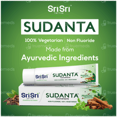 Sri Sri Tattva Sudanta Toothpaste 200Gm With Bamboo Toothbrush Free