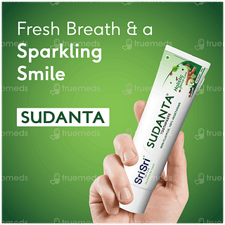 Sri Sri Tattva Sudanta Toothpaste 200gm With Bamboo Toothbrush Free