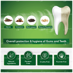 Sri Sri Tattva Sudanta Toothpaste 200Gm With Bamboo Toothbrush Free