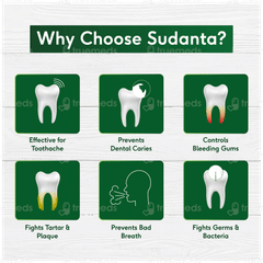 Sri Sri Tattva Sudanta Toothpaste 200Gm With Bamboo Toothbrush Free