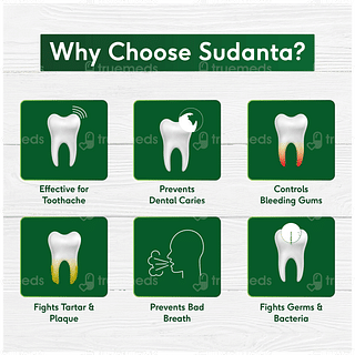 Sri Sri Tattva Sudanta Toothpaste 200gm With Bamboo Toothbrush Free