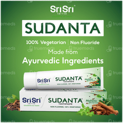 Sri Sri Tattva Sudanta Toothpaste 100Gm With Bamboo Toothbrush Free