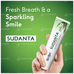 Sri Sri Tattva Sudanta Toothpaste 100Gm With Bamboo Toothbrush Free