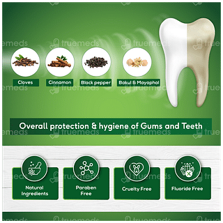 Sri Sri Tattva Sudanta Toothpaste 100gm With Bamboo Toothbrush Free
