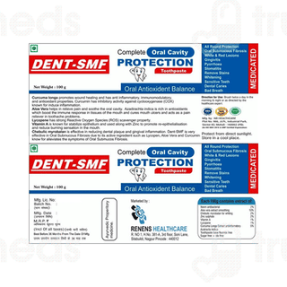Dent Smf Complete Oral Cavity Protection Toothpaste 100gm