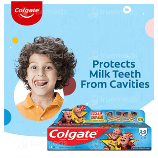 Colgate Kids Bubble Fruit Flavour 2 To 5 Years Toothpaste 40Gm