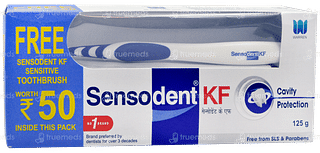 Sensodent Kf Cavity Protection Toothpaste 125gm With Toothbrush Free