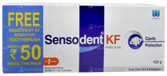 Sensodent Kf Cavity Protection Toothpaste 125gm With Sensitive Toothbrush Free