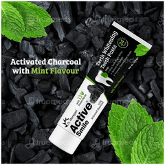 Dr Morepen Active Smile Herbal Toothpaste 100gm With Bamboo Toothbrush Free