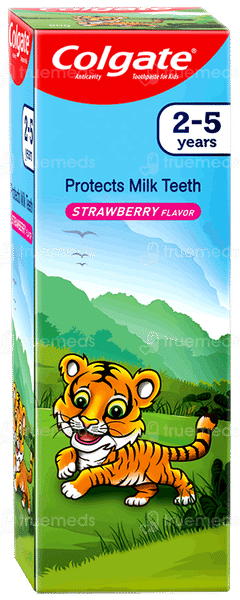 Colgate Anticavity 2 To 5 Years Kids Strawberry Flavor Toothpaste 80gm