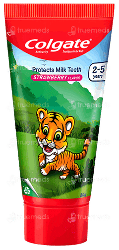 Colgate Anticavity 2 To 5 Years Kids Strawberry Flavor Toothpaste 80gm