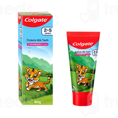 Colgate Anticavity 2 To 5 Years Kids Strawberry Flavor Toothpaste 80gm